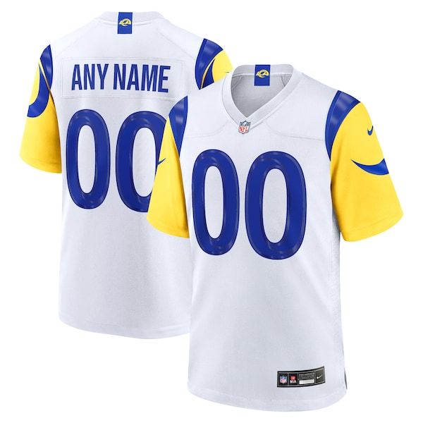 Los Angeles Rams Custom Game Jersey White - photo 2