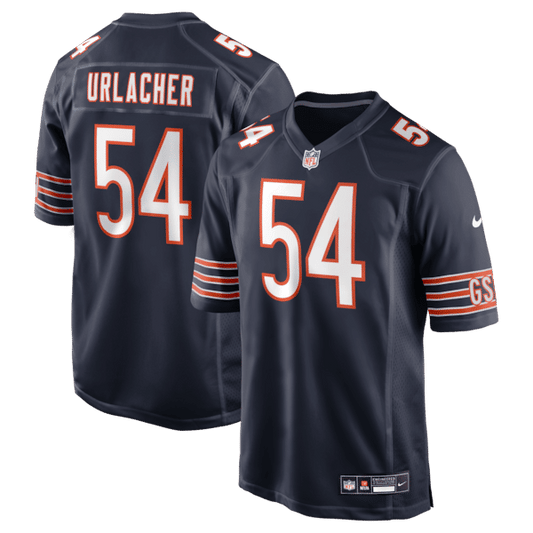 Chicago Bears Brian Urlacher Game Retired Player Jersey Navy