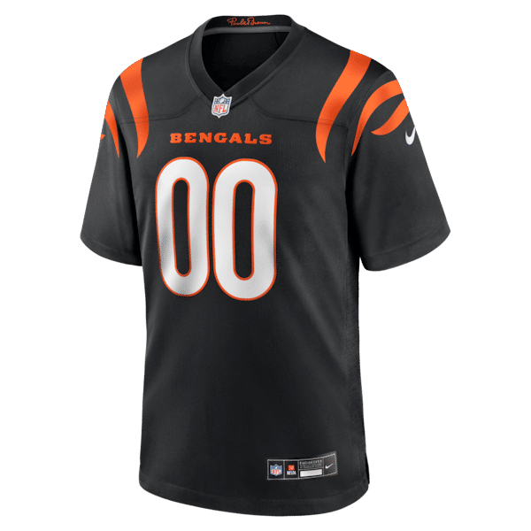Cincinnati Bengals Custom Game Jersey Black - photo 3