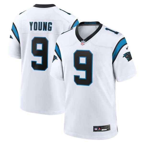 Carolina Panthers Bryce Young Game Jersey White - photo 2