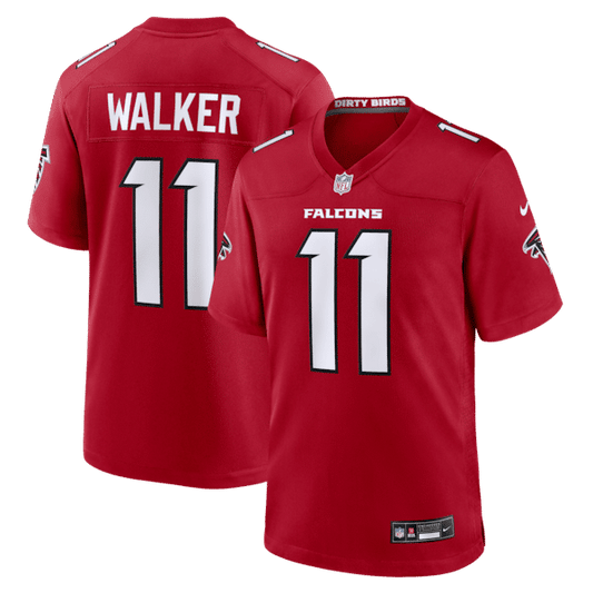 Camisa Atlanta Falcons Jalon Walker Game Vermelha