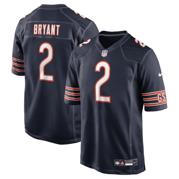 Chicago Bears Coby Bryant Team Game Jersey Navy - photo 2