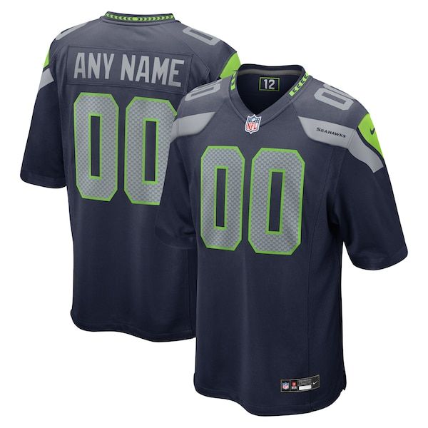 Maglia Seattle Seahawks Game Personalizzata Blu Navy - foto 2