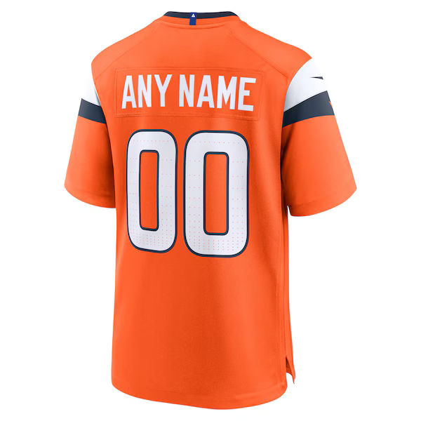 Denver Broncos Custom Game Jersey Orange - photo 4
