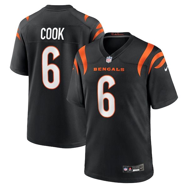 Cincinnati Bengals Bryan Cook Game Jersey Black